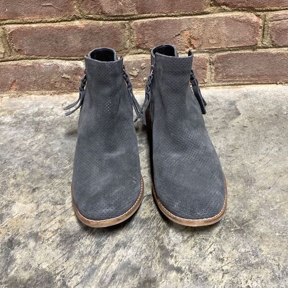 Dolce Vita Grey Suede Bootie Size 9.5 - Picture 3 of 9